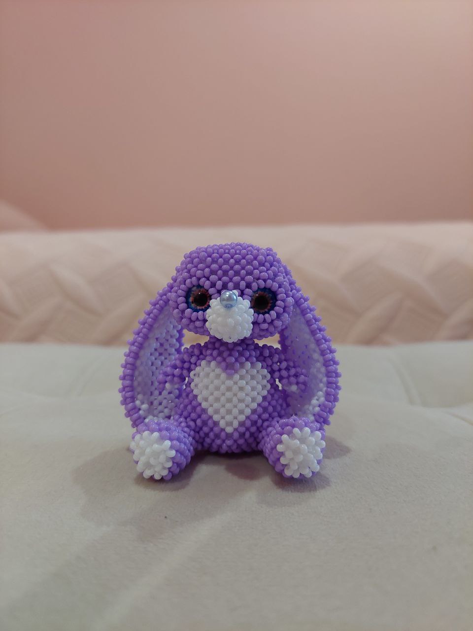 Зайчик "Плюшик" 🐇💜